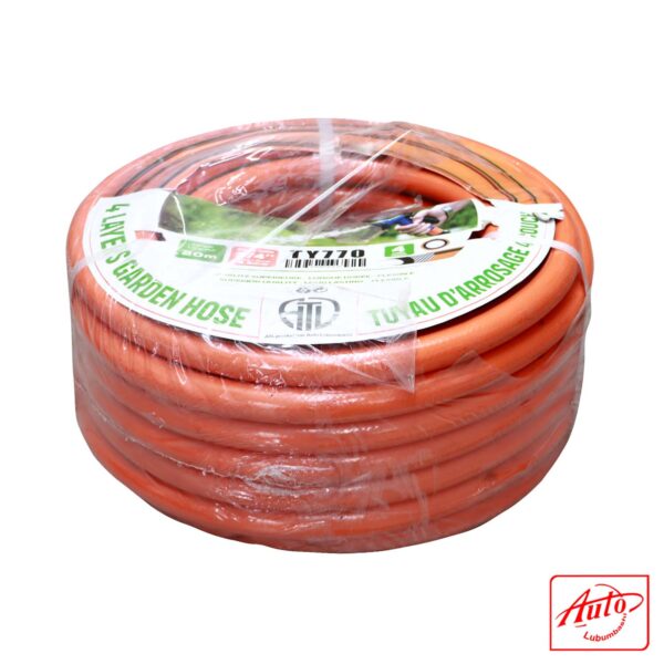 Reinforced Garden Hose – 3/4" 24 bar 20 m (Orange) - Image 2