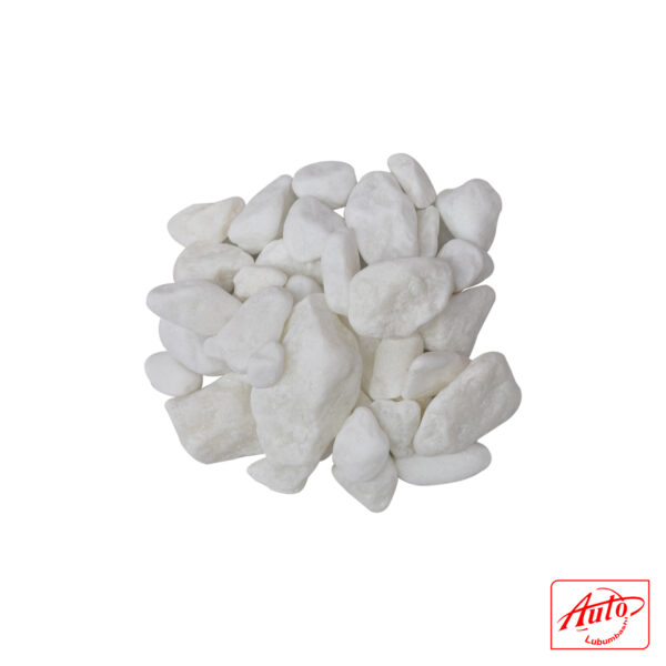 Snow White Tumbled Pebbles – 18 kg (Medium) - Image 3