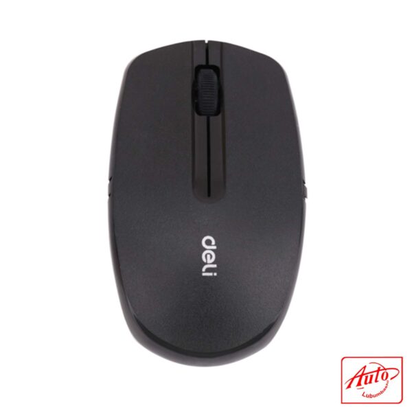 Deli 3738 Wireless Optical Mouse – 2.4GHz, 1600 DPI, Rechargeable, LED Backlit - Image 2