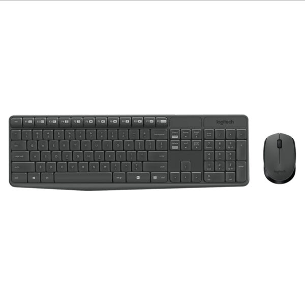 Logitech MK235 Wireless Keyboard & Mouse Combo – 104 Keys, Waterproof, LED Backlit – Image 2