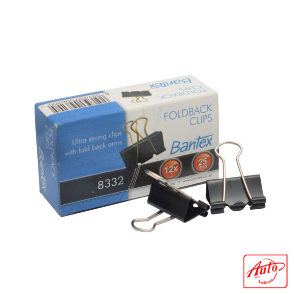 Foldback Clips – 25 mm, Box of 12 - Image 2