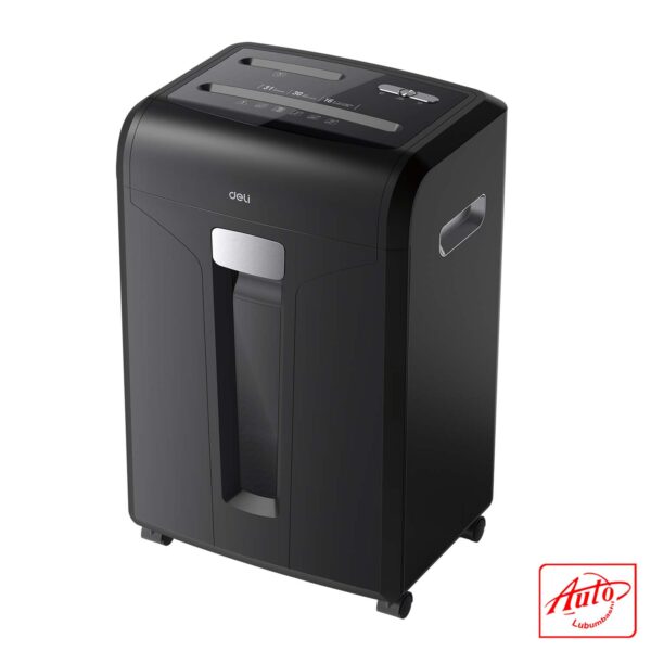 Deli E14400 Paper Shredder – 16 Sheets, 30L Bin, Cross-Cut, CD & Card Compatible - Image 2
