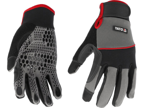 Work Gloves – Anti-Slip Silicone Grip, Size 10 - Image 3