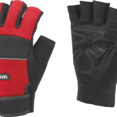 Fingerless Gloves – Synthetic Leather, Size 10