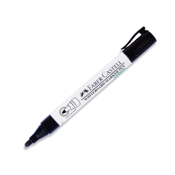 Faber-Castell Whiteboard Marker – Refillable, 2.5 mm Tip, Magnetic Cap – Pack of 1 Black – Image 2