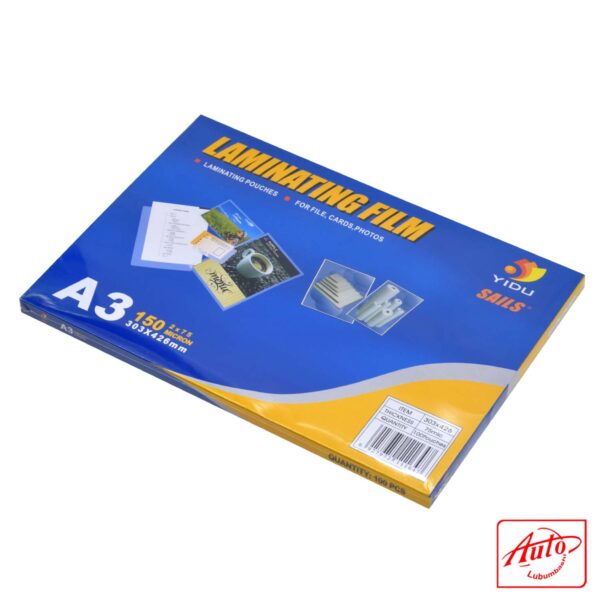 YIDU Sails A3 Laminating Film – 150 Micron - Image 2