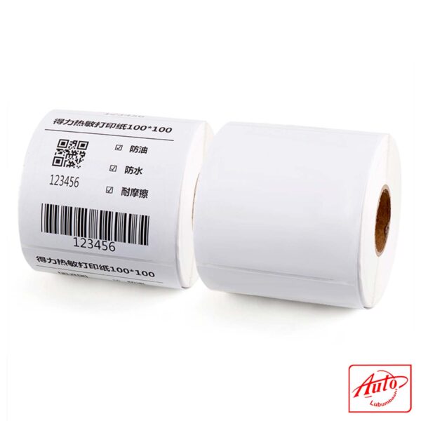 Deli Direct Thermal Labels – 40 × 30 mm, 1000 Labels/Roll, White – Image 3