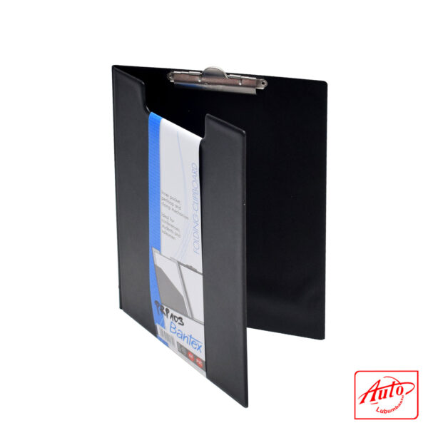 Bantex PRP103 A4 PVC Folding Clipboard with Inner Pocket and Pen Loop – Image 3