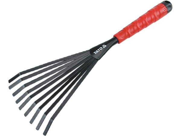 RAKE 13", CARBON STEEL, EPOXY COATED 400X150MM - Image 2