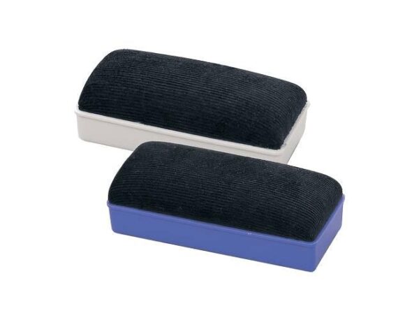 Deli Magnetic Whiteboard Eraser – 140 × 60 mm, Grey - Blue – Image 2