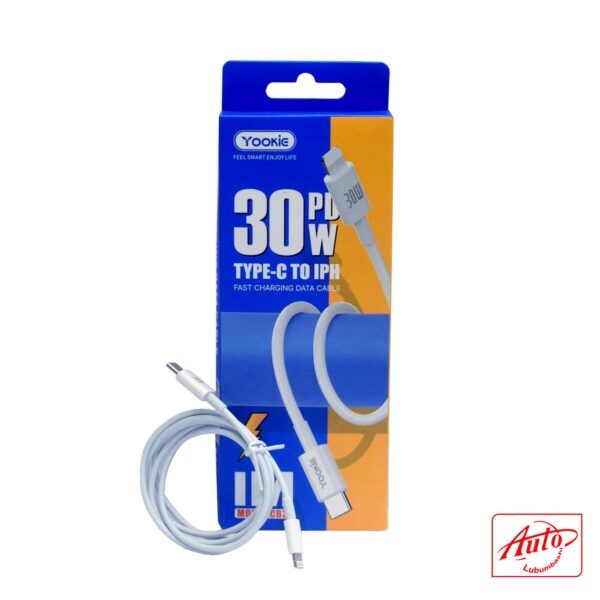 YOOKIE CB6 30W PD Fast Charging Cable Type-C to iPhone Lightning Cable - Image 2