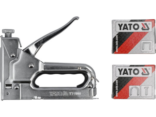 Yato YT-7000 – 3-in-1 Manual Upholstery Stapler (Staples, Nails, Pins) - Image 4