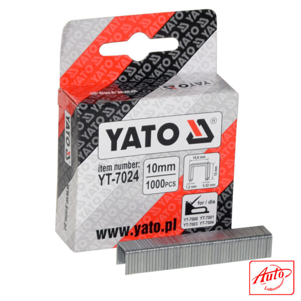 Yato YT-7024 – Rectangular Upholstery Staples (Steel, 10 mm) – Image 2