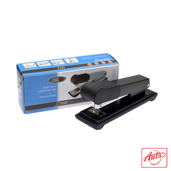 Bantex 9342 – Medium Metal Stapler (Half Strip, 24/6 & 26/6 Staples) Black – Image 2