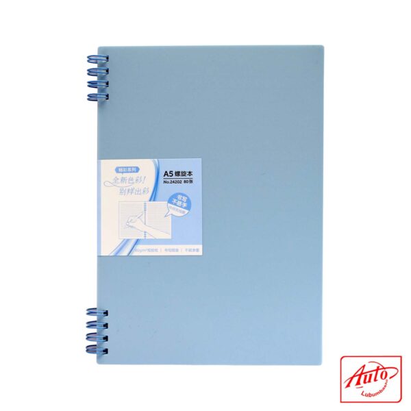Spiral Notebook – A5, 80 Sheets, Assorted Colors – Image 5
