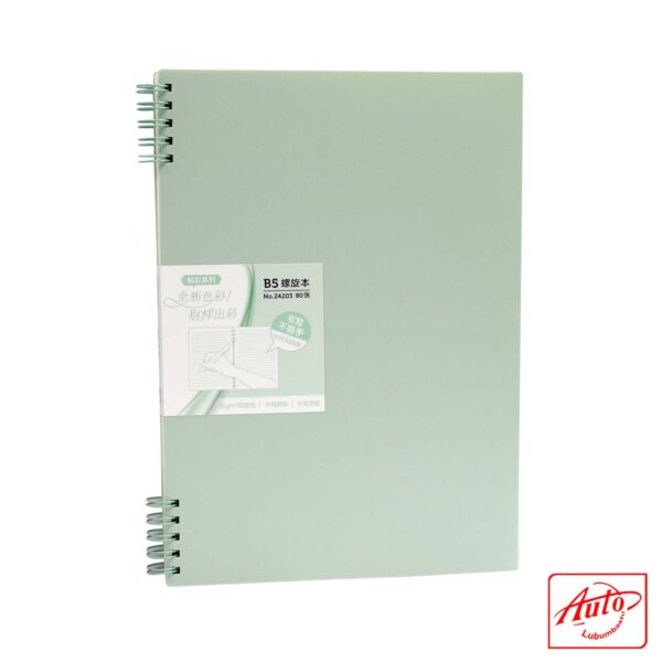 B5 Spiral Notebook – 80 Ruled Sheets, Assorted Cover - Image 3