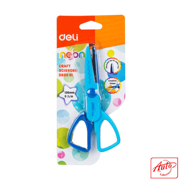 Deli CIS102 – Craft Scissors with Safety Blade Cover, Assorted Colors - Image 5