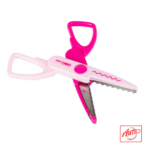 Deli CIS102 – Craft Scissors with Safety Blade Cover, Assorted Colors - Image 3
