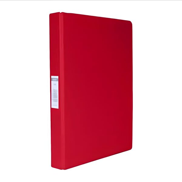 Bantex A4 Ringbinder – 25mm Spine, 2-Ring, Red, Polypropylene Casemade – Image 2
