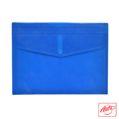 BANTEX Expandable Business Envelope – A4, Cobalt Blue, Polypropylene