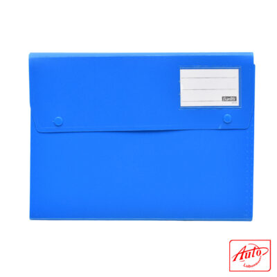 Bantex A4 Polypropylene Expanding File – 19 Partitions, Blue