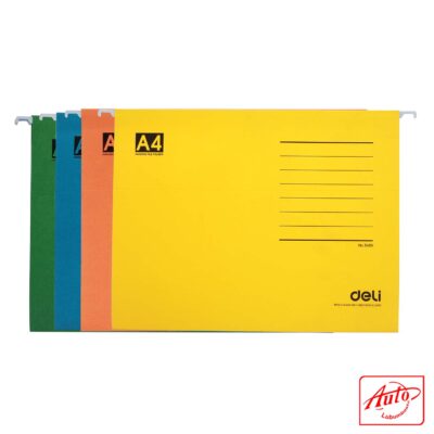 Deli A4 Hanging Folder – Assorted Colors, Lightweight Design
