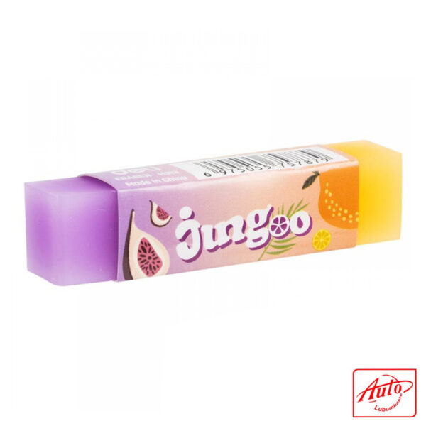 Deli Jingoo Eraser – Rectangular, Assorted Colors, Ergonomic Design – Image 2