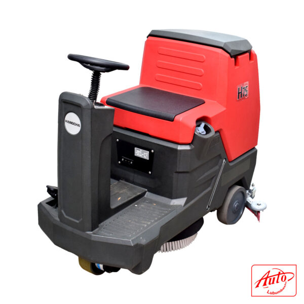 Compact, high-efficiency ride-on scrubber for commercial and industrial cleaning – Image 2