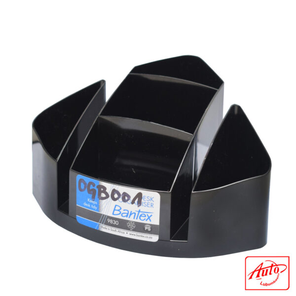 Bantex Desk Organizer – Swiss Design, 7 Compartments, Black - Image 2