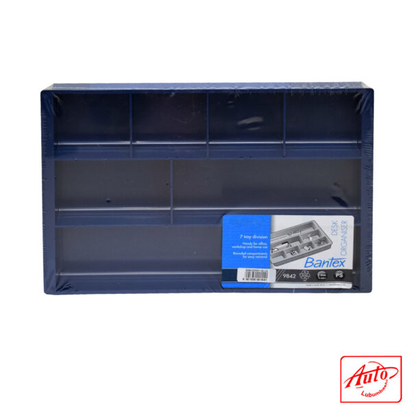 Bantex Desk Organizer – 7 Compartments, Blue – Image 2