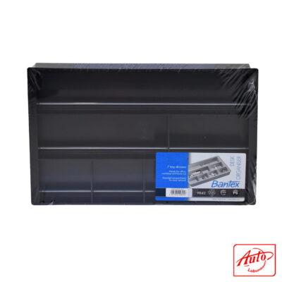 Bantex Desk Organizer – 7 Compartments, Black