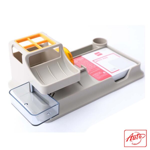 Deli E9110 Desk Organizer – 7 Compartments, GPPS Plastic, 209 × 103 × 150 mm - Image 2