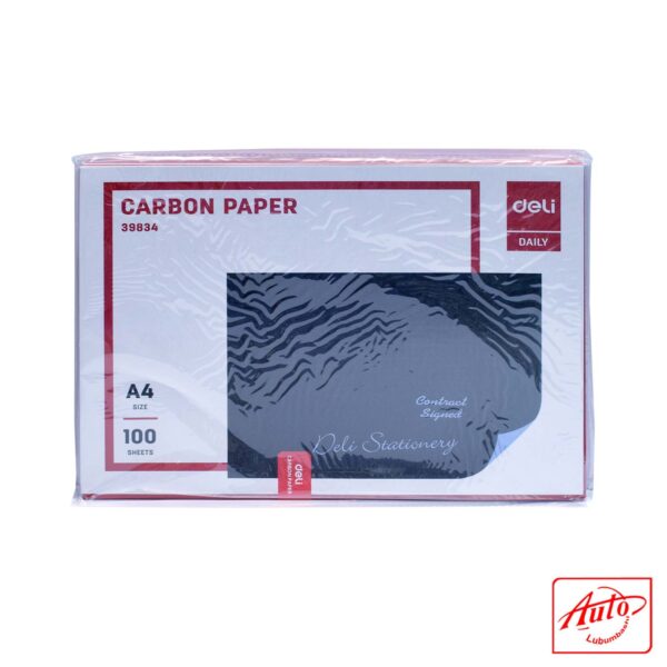 Deli Carbon Paper A4 – 100 Sheets/Box – Image 3