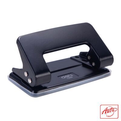 Deli T40020 – All Metal 2-Hole Paper Punch Machine (8 Sheets Capacity)