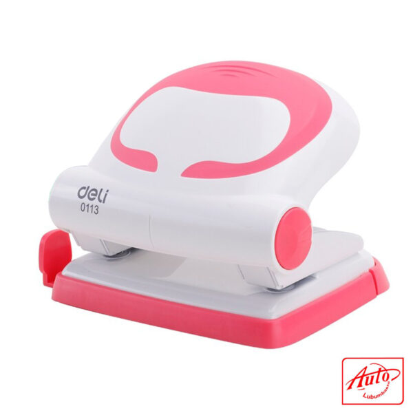 Deli 0113 – 2-Hole Paper Punch (20 Sheets Capacity, Assorted Colors) - Image 2
