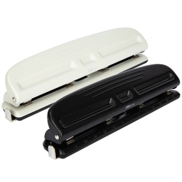 Deli 4-Hole Punch Machine – Durable Metal Build, 10-Sheet Capacity – Image 2
