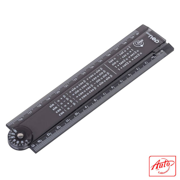 Deli Foldable Ruler – 30 cm, Double-Sided with Trigonometric Formulas – Image 2