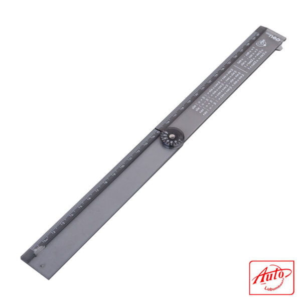 Deli Foldable Ruler – 30 cm, Double-Sided with Trigonometric Formulas – Image 3