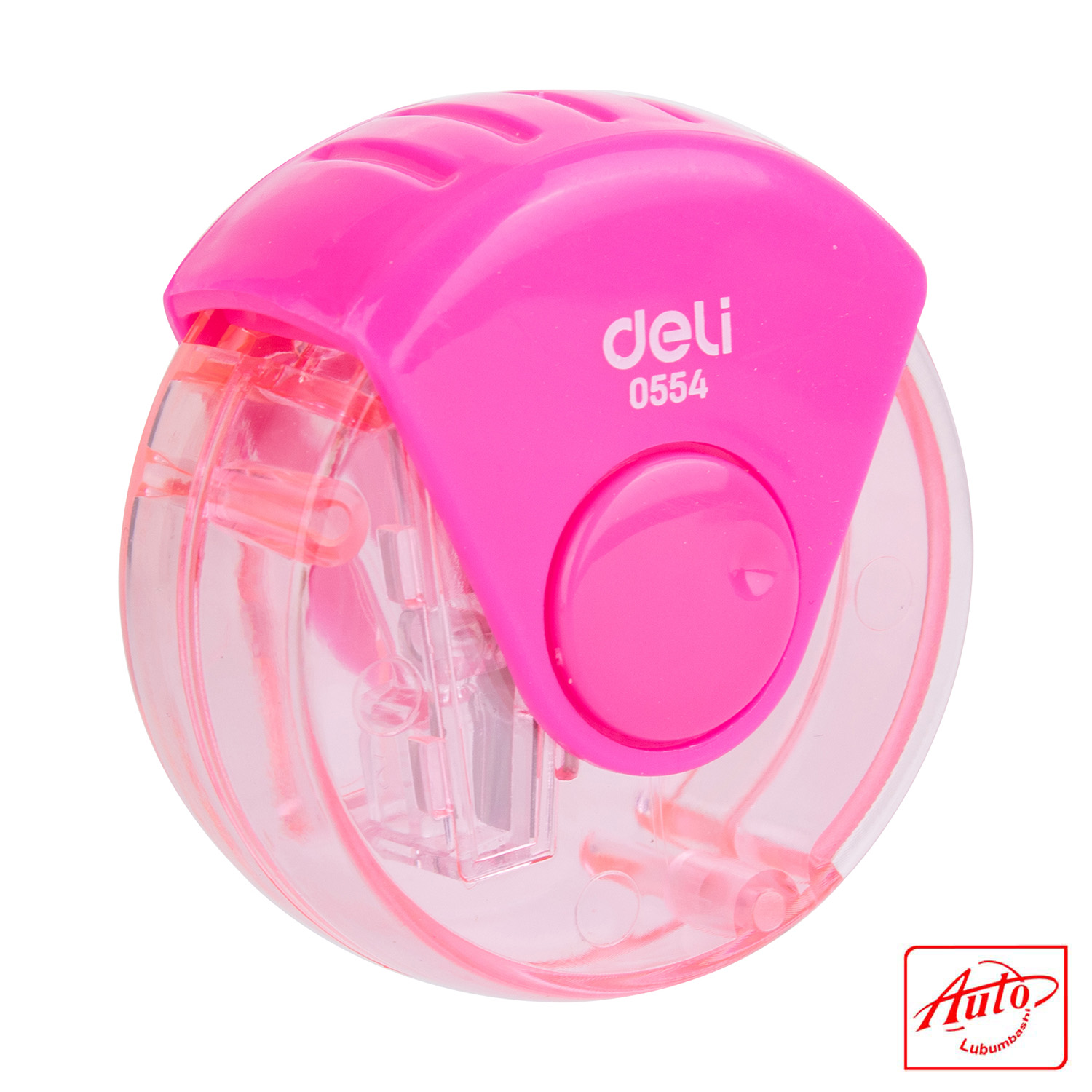 Deli Manual Pen Sharpener – Blue, Compact & Portable - Image 4