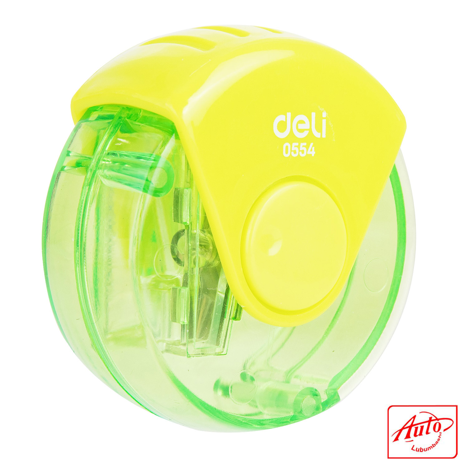 Deli Manual Pen Sharpener – Blue, Compact & Portable - Image 3