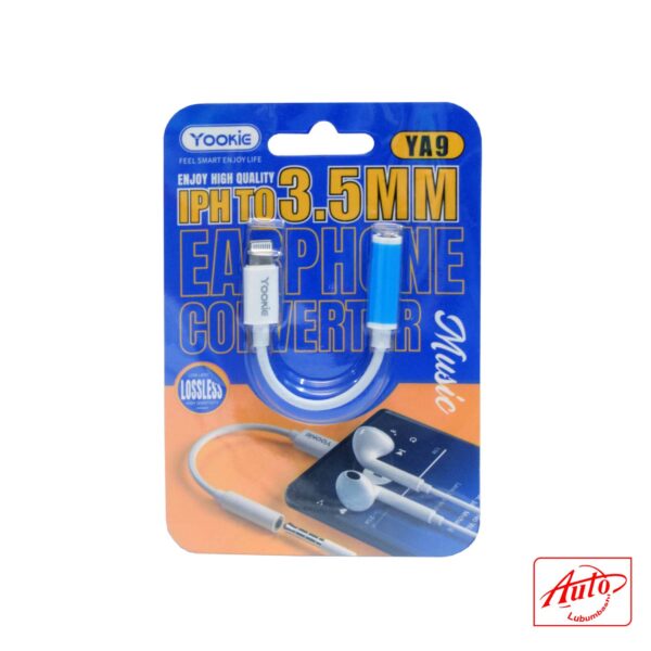 YOOKIE YA9 – Lightning to 3.5mm AUX Audio Adapter - Image 2