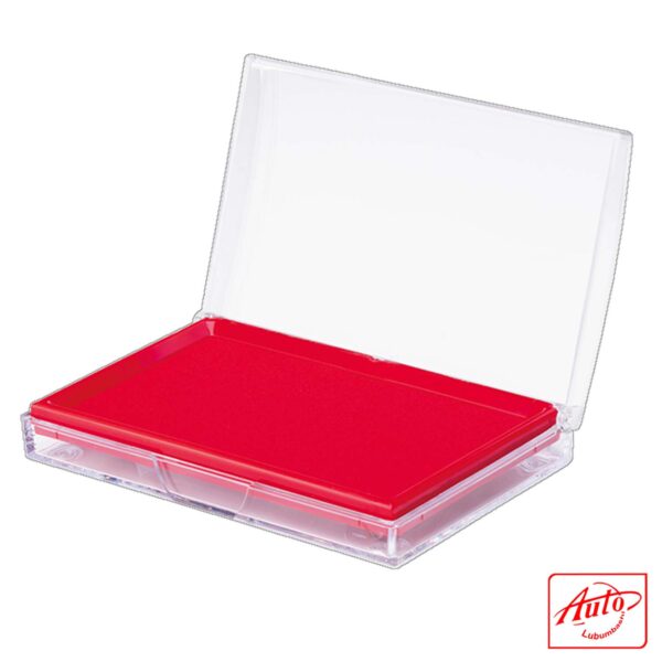 Deli Square Stamp Ink Pad – 85×135 mm, Red, Black, Blue, Dual - Color Option - Image 2