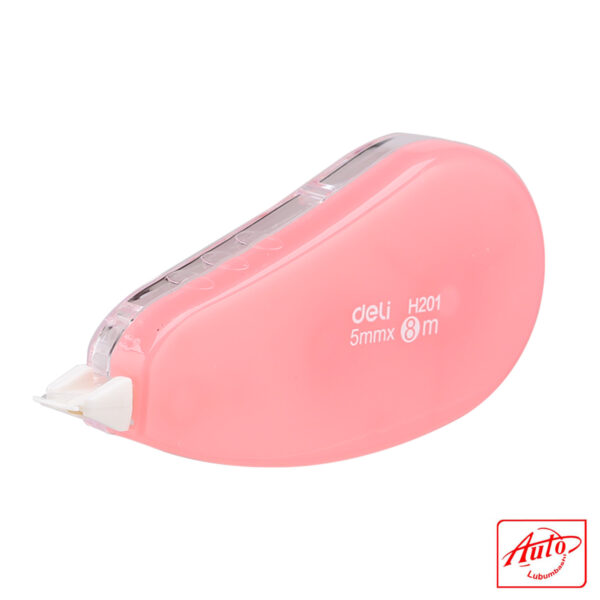 Deli Correction Tape – 5 mm × 8 m, Assorted Candy Colours, Blister Pack - Image 4