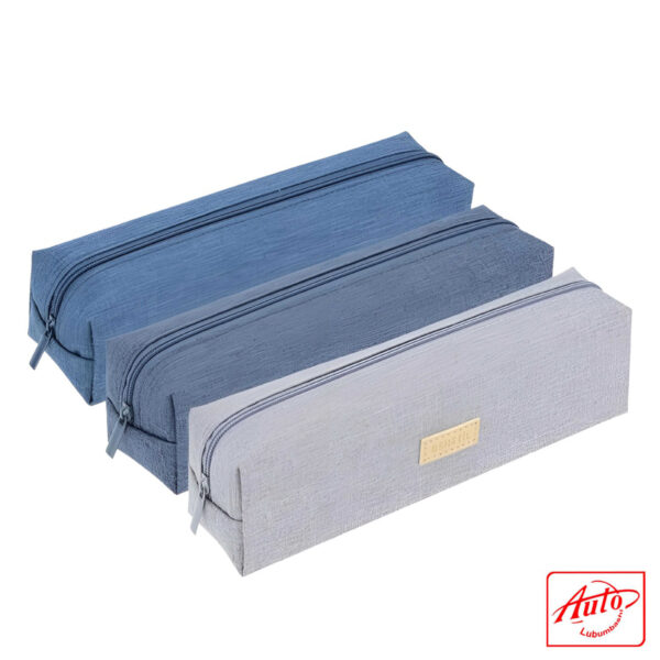 Deli Pencil Pouch – Large Storage Case, 230×60×80 mm, Assorted Colors – Image 2
