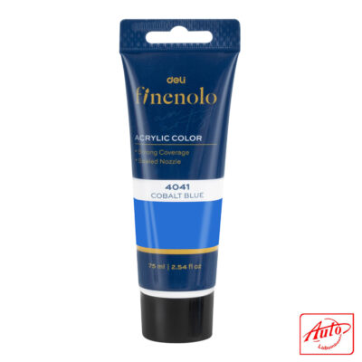 Deli Finenolo Acrylic Paint – Phthalocyanine Blue (401), 75 ml, Artist Grade