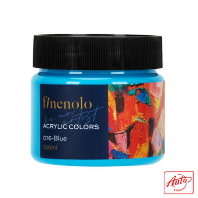 Deli Finenolo Acrylic Paint – Blue, 100 ml, High Tinting Strength & Smooth Texture