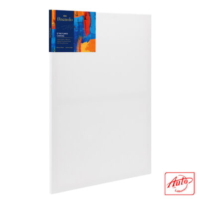 DELI Canvas Panel – 100% Cotton, 280g/m², 50×70cm (19.7in × 27.6in), White