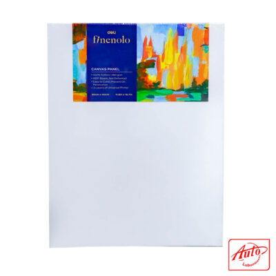 Deli Finenolo Canvas Panel – 100% Cotton, 280gsm, Triple Primed, 30 × 40 cm (11.9 × 15.7 in), White