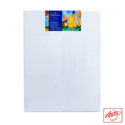 Deli Finenolo Canvas Panel – 100% Cotton, 280gsm, Triple Primed, 50 × 70 cm (19.7 × 27.6 in), White