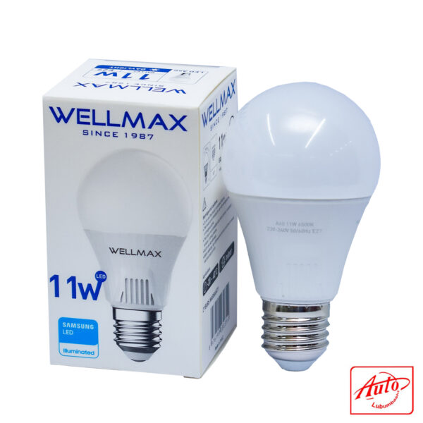 Wellmax LED Lamp – 11W, E27 Ballet, Cold or Warm Light, Samsung LED - Image 2